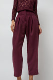 No.6 Hollis Pant in Wine