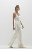 EVAN SILK WIDE LEG PANT