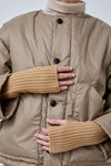 Rototo Seamless Hand Warmers in Beige