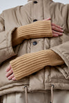 Rototo Seamless Hand Warmers in Beige