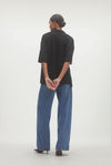 RUE BUTTON-UP CASHMERE TOP