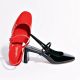 Georgina Pump In Scarlet Patent Leather