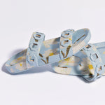 Milan Slide In Maya Printed Raffia