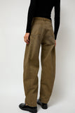 Sayaka Davis Barrel Denim Pants in Mocha