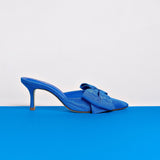 Mini Elle Pump In Azure Fabric