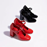 Blair Hi Pump In Scarlet Patent Leather